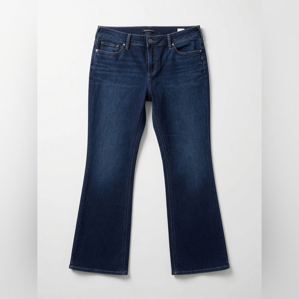 Silver Elyse Bootcut Jeans Dark Wash - 16W / 31